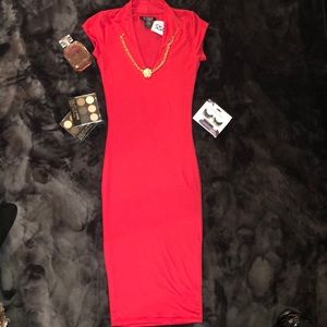 ✨🌶🌶RED BODY-CON DRESSE✨